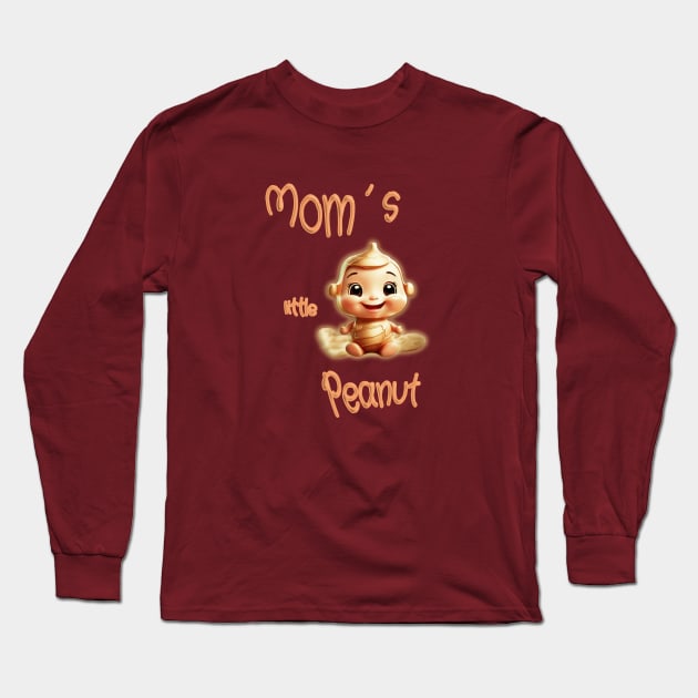 Mom´s little peanut Long Sleeve T-Shirt by Cavaleyn Designs